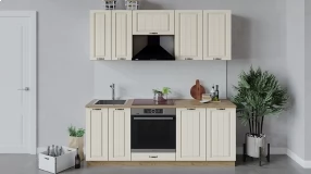 Кухонный гарнитур «Лина» длиной 200 см со шкафом НБ