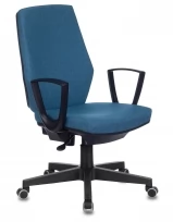 Кресло CH-545 Ткань/Пластик, Синий 38-415 (ткань)/Чёрный (пластик)