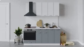 Кухонный гарнитур «Габриэлла» длиной 180 см со шкафом НБ